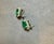 8 Carat Oval Shape Emerald and Diamond Post Back Earrings 14 Karat White Gold For Sale - Image 12 of 18