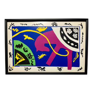 1991 After Henri Matisse Offset Lithograph "The Horse, the Rider, and the Clown", Framed