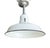 Mid-Century Modern Rare 1930s Benjamin Dome Enamel Reflector Pendant 6 Available - Mint Condition For Sale - Image 3 of 6