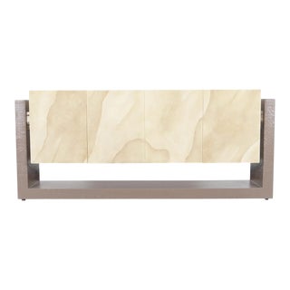 Vintage Danish Modern Floating Credenza For Sale