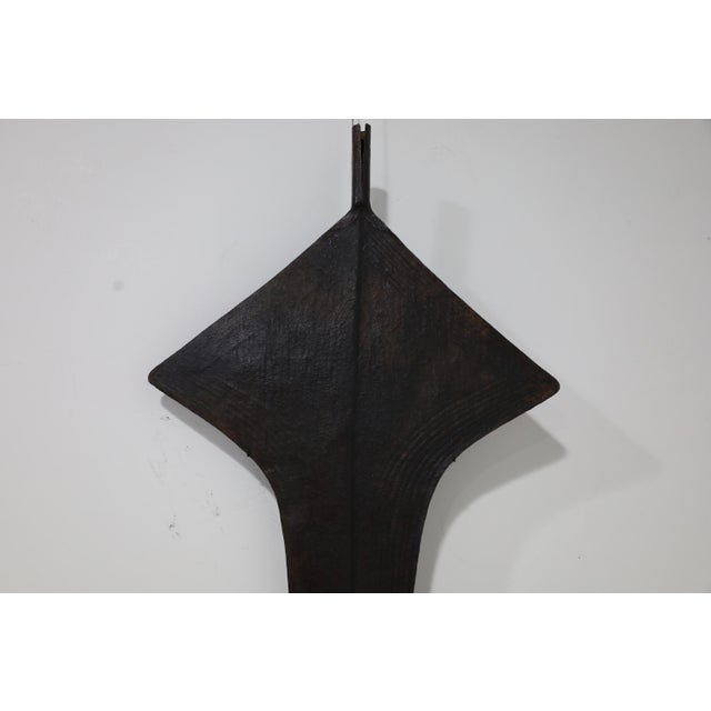 African Topoke Sword Currency With Custom Hanging Bracket For Sale - Image 9 of 9