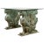 Vintage Bronze Double Mythical Figures Table Base with Verde Patina For Sale - Image 13 of 13