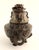 Fine Antique Chinese Spinach-Jade Censer / Incense Burner With Heavy Masculine Hand Carved Dragons For Sale - Image 4 of 6