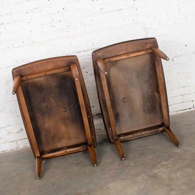 Mid-Century Modern Step End Tables With Inlaid Walnut Burl Style #1927 by Lane - A Pair For Sale - Image 11 of 12