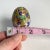 Gold Vintage Petite Cloisonné Egg With Stand Floral Gold Enamel Chinoiserie For Sale - Image 8 of 9