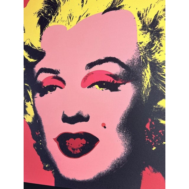 1986 Carnegie Museum of Art After Andy Warhol "Marilyn Monroe" Lithograph Portrait signed numbered print, stamp...