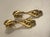Trifari 1970s Trifari Gold Art Deco Dangle Earrings, A Pair For Sale - Image 4 of 10