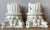 Plastic Vintage Boho Cast Resin Column Sconce - A Pair For Sale - Image 7 of 10