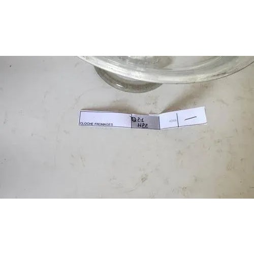 French Crystal Cheese Dome with Cut Glass Decor – 1970s : This is a high-quality crystal cheese dome made in France in the...