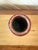 This Alvino Bagni for Raymor vase features a distinctive black glaze with red hand-painted floral damask decor. Produced...