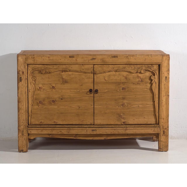 Brown Antique Sideboard with Two Doors, 1900 For Sale - Image 8 of 18