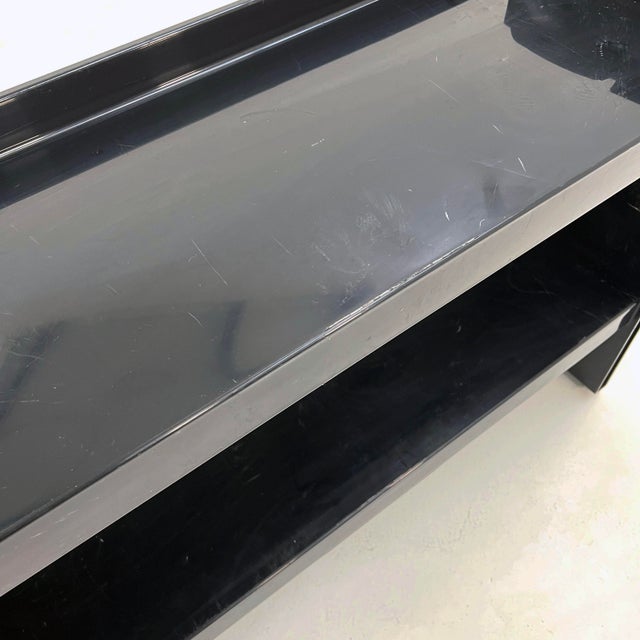 Plastic Black Modular Jeep Bookcase by De Pas, D'Urbino and Lomazzi for BBB, 1970s, Set of 2 For Sale - Image 7 of 9