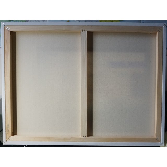 2020s Original Oil Painting on Canvas, Bear Family by Sean Wu For Sale - Image 5 of 5