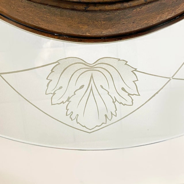 Mid-Century Modern Italian Glass Pendant with Copper Decoration, 1940s For Sale - Image 11 of 16