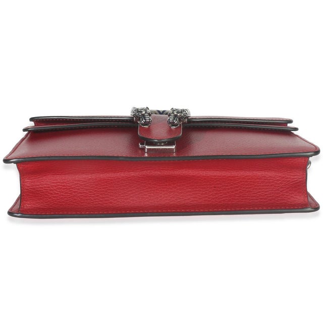 2010s Red Pebbled Calfskin Small Dionysus Shoulder Bag For Sale - Image 5 of 9