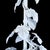 Hollywood Regency Vintage White Ornamental Chandelier For Sale - Image 3 of 4