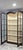 Traditional Henredon Design Convex Bubble Glass Paned Double Door Flat Wall Display Cabinet For Sale - Image 3 of 9