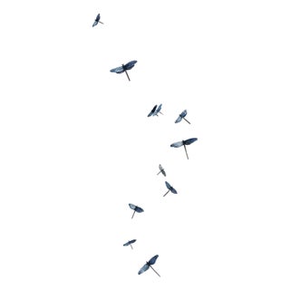 Dragonfly Wall Sculpture Vertical Flight For Sale