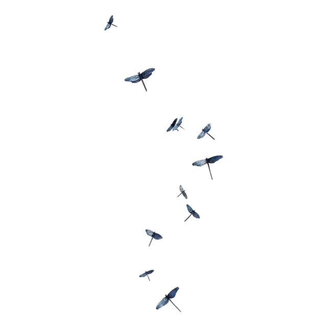 Dragonfly Wall Sculpture Vertical Flight For Sale