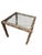 Vintage Carved Faux Bois Mid Century Side Table Hollywood Regency Carved Wood For Sale - Image 4 of 16