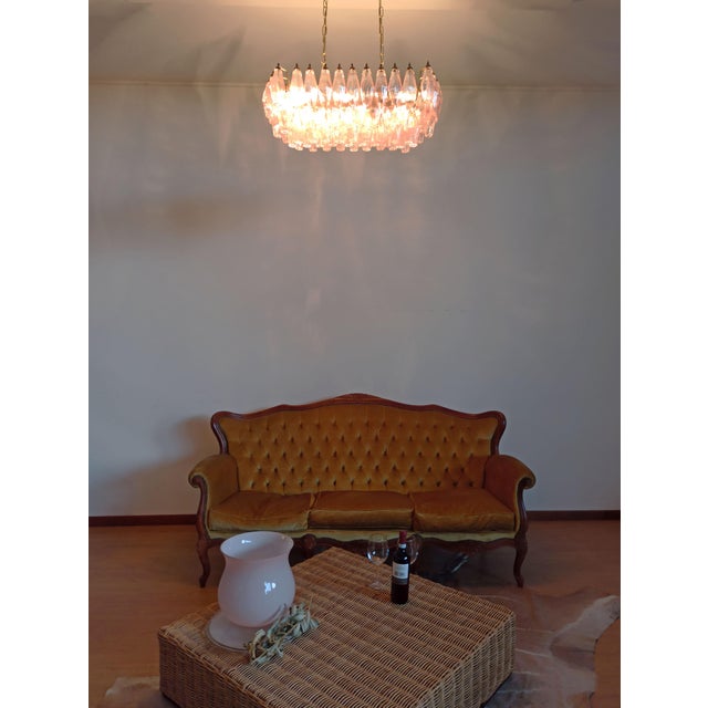 Murano Poliedri Chandelier by Carlo Scarpa, 1990 For Sale - Image 13 of 18