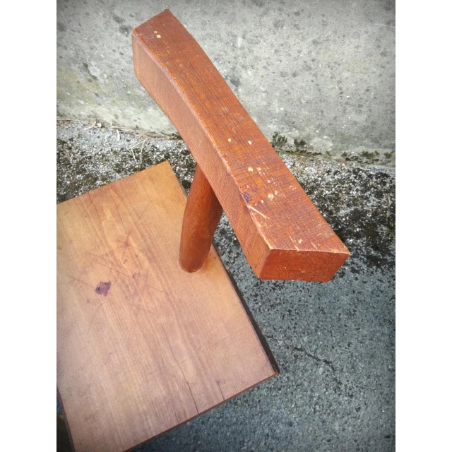 Vintage French Handcrafted Brutalist Chairs, 1960s, Set of 5 For Sale - Image 13 of 18