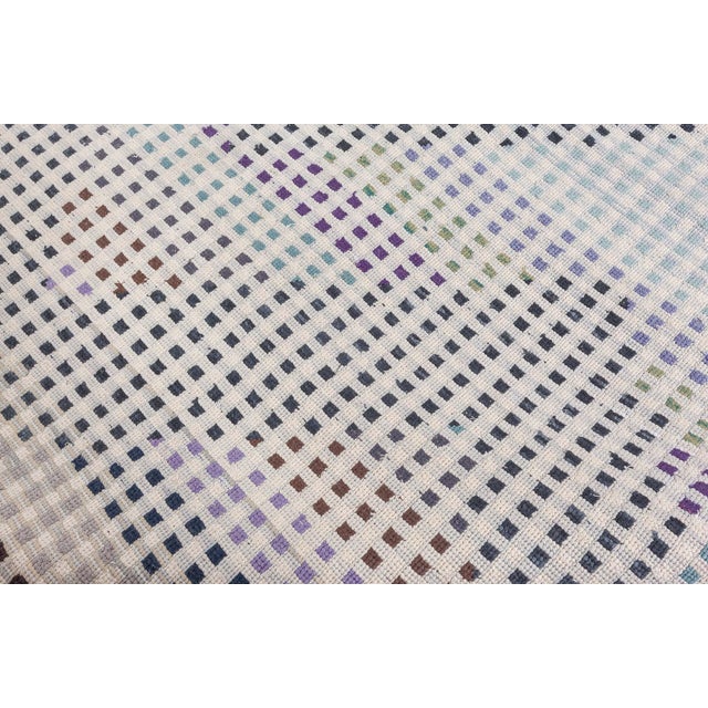 Gray Moleskin Modern Wool and Silk Rug by Doris Leslie Blau For Sale - Image 8 of 9