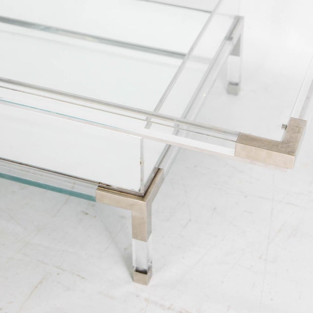 Coffee Table with Display Case, 1980s For Sale - Image 10 of 16