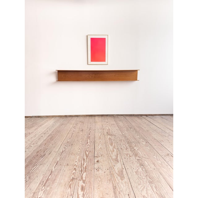 Floating U-Shaped Wall Shelf in Teak by Walter Wirz for Wilhelm Renz, 1960s For Sale - Image 15 of 15