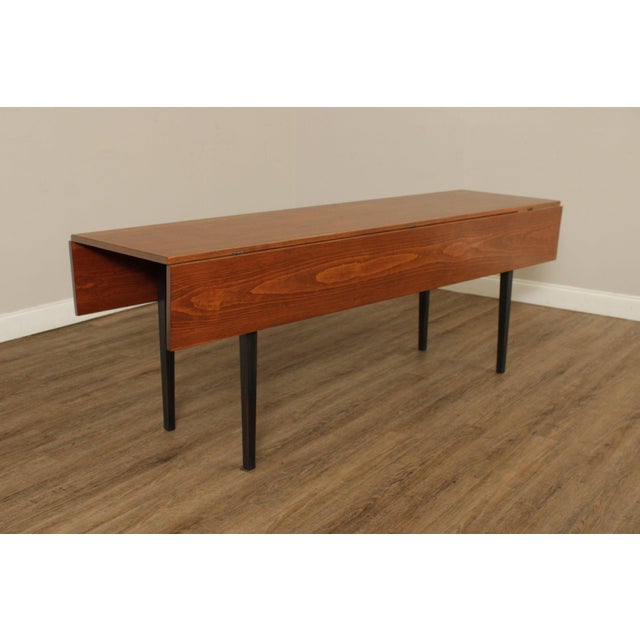 Farmhouse Wayne Kramer Custom Crafted Drop Leaf Harvest Dining table For Sale - Image 3 of 18