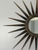 1970s Mid 20th Century Modern Metal Starburst Wall Mirror For Sale - Image 5 of 9