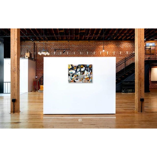 Abstract Daniel Ketelhut, "Alien Landscape 8" Original Oil on Panel, 2024 For Sale - Image 3 of 3
