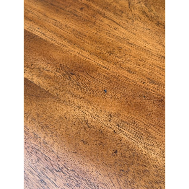 Ethan Allen Arts and Craft Style “Tango” Collection Round Dining Table With One Leaf For Sale In New York - Image 6 of 9