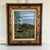 Farmhouse Mid 20th Century Signed American Folk Art Horse Farm Landscape Oil on Canvas Framed Painting For Sale - Image 3 of 11