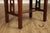 Antique Mission Oak Arts & Crafts Writing Desk With Drawer And Cutout Sides For Sale In Philadelphia - Image 6 of 18
