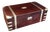 Large Antique Campaign Brass Mounted Writing Box, 1850 For Sale
