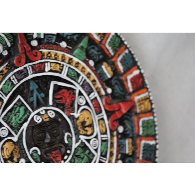 Vintage Aztec Wall Calendar, 1950s For Sale - Image 9 of 17