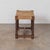 1940s 1940s French Wood and Woven Bobbin Stool For Sale - Image 5 of 13