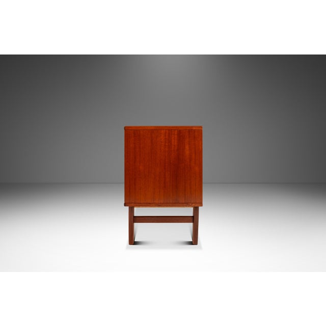Brown Danish Modern Three-Drawer Dresser in Teak by Nils Jonsson for Torring Møbelfabrik Produced by HJN Mobler, Denmark, C. 1960's For Sale - Image 8 of 18