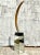 Sand Vintage Sculptural Faux Tusk on Mirrored Pedestal For Sale - Image 8 of 12
