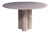 Il Colonnato Dining Table in Travertine by Mario Bellini for Cassina, 1970s For Sale