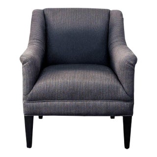 McCreary Modern Lounge Chair – Dark Gray Upholstered Armchair For Sale