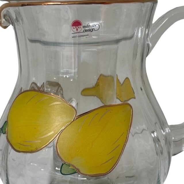 Hand-Painted Tiffany Series Pitcher by Paul Nagel, Germany For Sale - Image 4 of 8