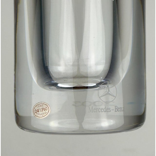 Mercedes-Benz Auto Rotonda Crystal Glass Vase by Il Giugno, 2003 For Sale - Image 11 of 17