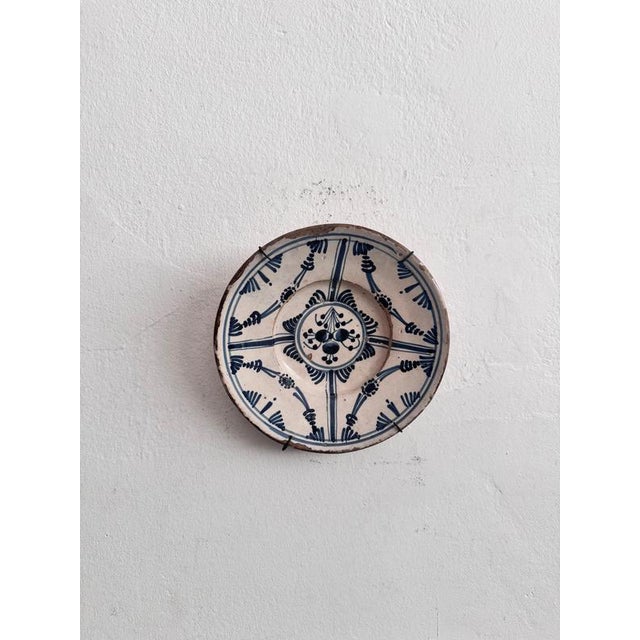 Antique Early 20th Century Catalan Ceramic Plate For Sale - Image 5 of 15
