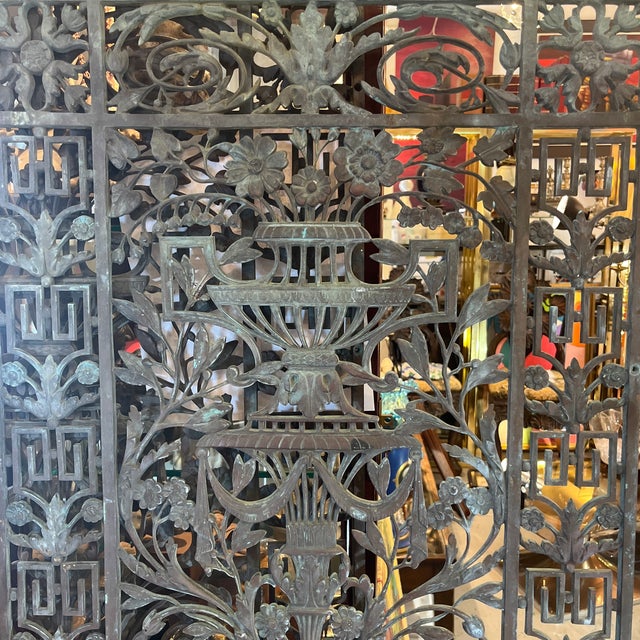 Pair of 19th Century Antique Decorative Bronze Panels For Sale - Image 4 of 12