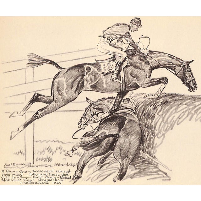 Art Sz: 9 1/2"H x 12 1/2"W 1933 Proof Plate for 'Spills and Thrills' Published by Charles Scribner's Sons New York 1933