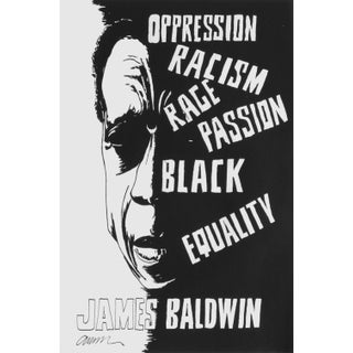 1993 James Baldwin Black Power Poster For Sale