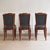 Art Deco Chairs with Petrol Faux Leather Seats, 1930s, Set of 6 For Sale - Image 3 of 18