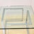 1980s 1980s Modernist Chrome & Glass Square Coffee Table For Sale - Image 5 of 7